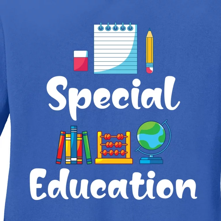 Sped Ed Special Education Sped Special Education Teacher Funny Gift Ladies Long Sleeve Shirt