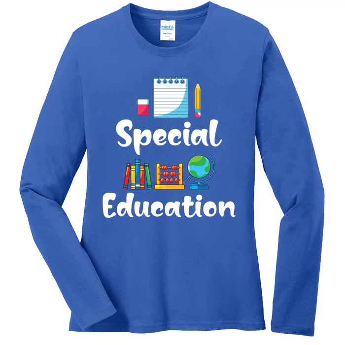 Sped Ed Special Education Sped Special Education Teacher Funny Gift Ladies Long Sleeve Shirt