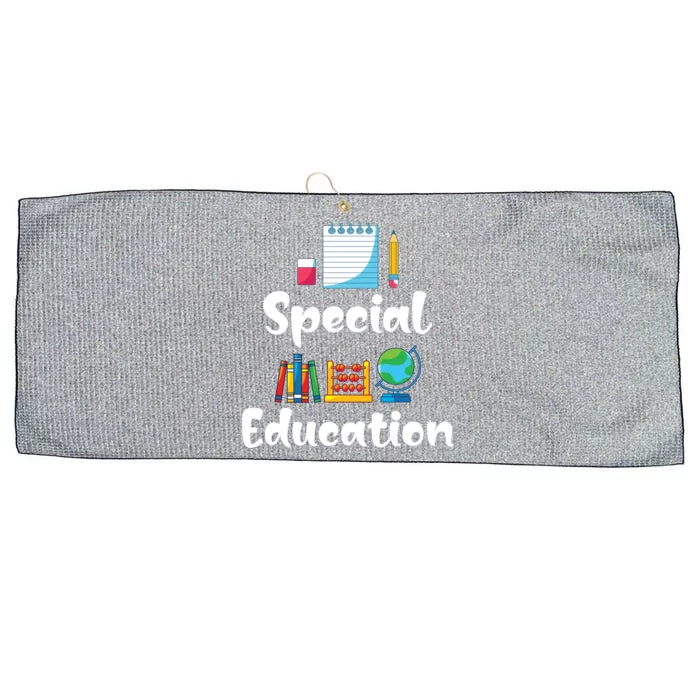 Sped Ed Special Education Sped Special Education Teacher Funny Gift Large Microfiber Waffle Golf Towel