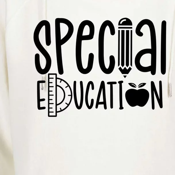 Special Education Sped Awareness Teacher Cute Cute Gift Womens Funnel Neck Pullover Hood