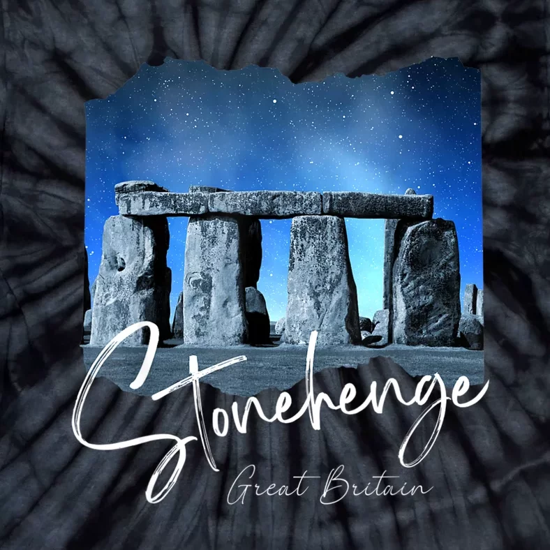 Stonehenge England Souvenir Stonehenge At Night Tie-Dye T-Shirt