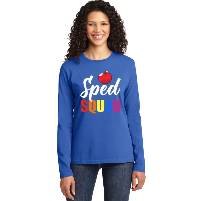 Sped Ed Sped Squad Special Education Teacher Gift Ladies Long Sleeve Shirt