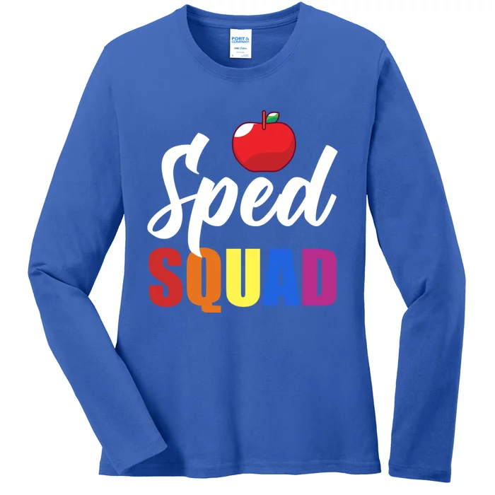 Sped Ed Sped Squad Special Education Teacher Gift Ladies Long Sleeve Shirt