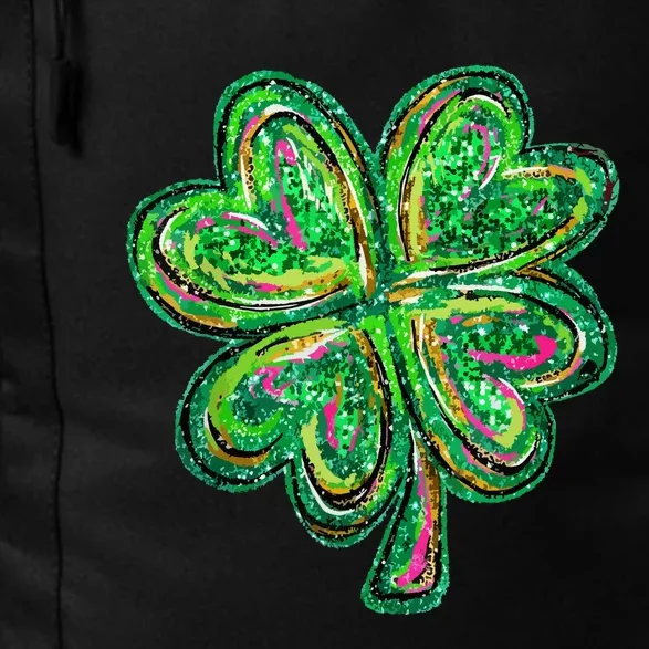 Shamrock Effect St Patricks Day Four Leaf Clover Daily Commute Backpack