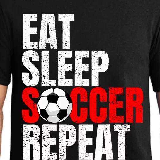 Soccer Eat Sleep Soccer Repeat Pajama Set