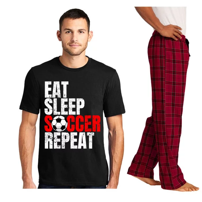 Soccer Eat Sleep Soccer Repeat Pajama Set