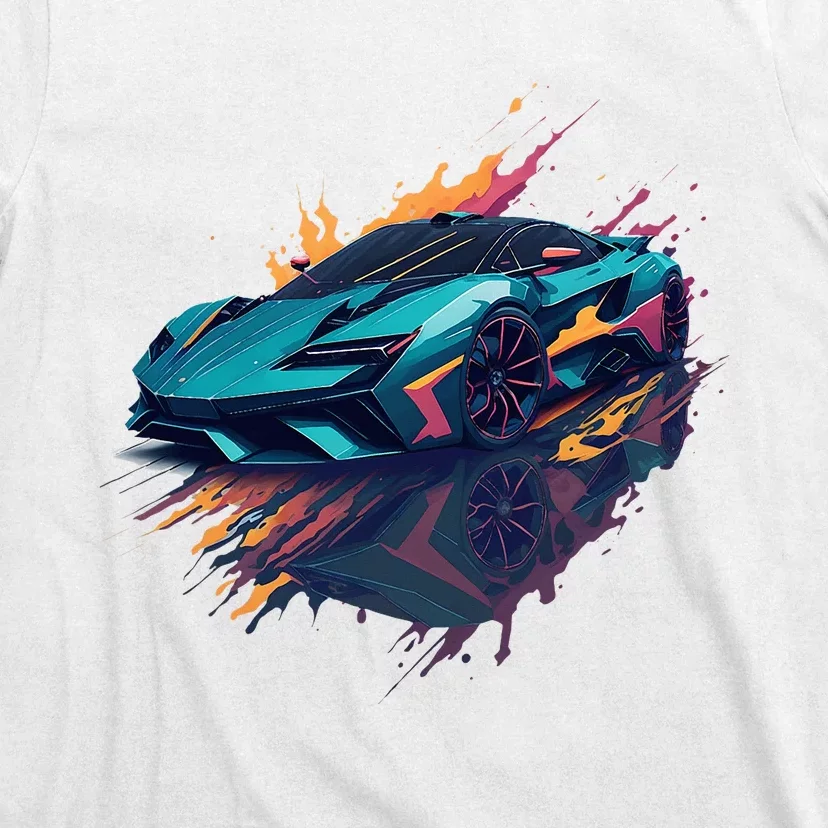 Supercar Exotic Sports Car Concept Poster T-Shirt