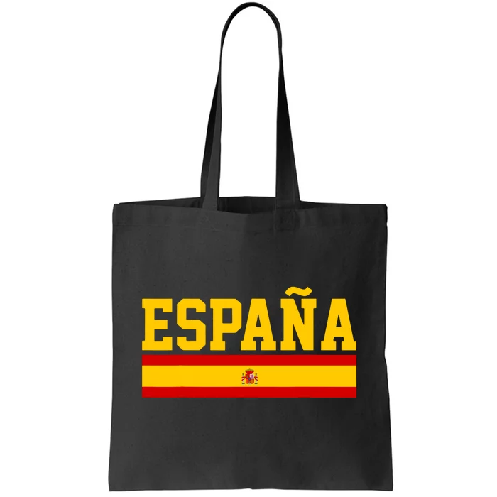 Spain Espana Spanish Flag Pride Sports Fan Soccer Gift Tote Bag