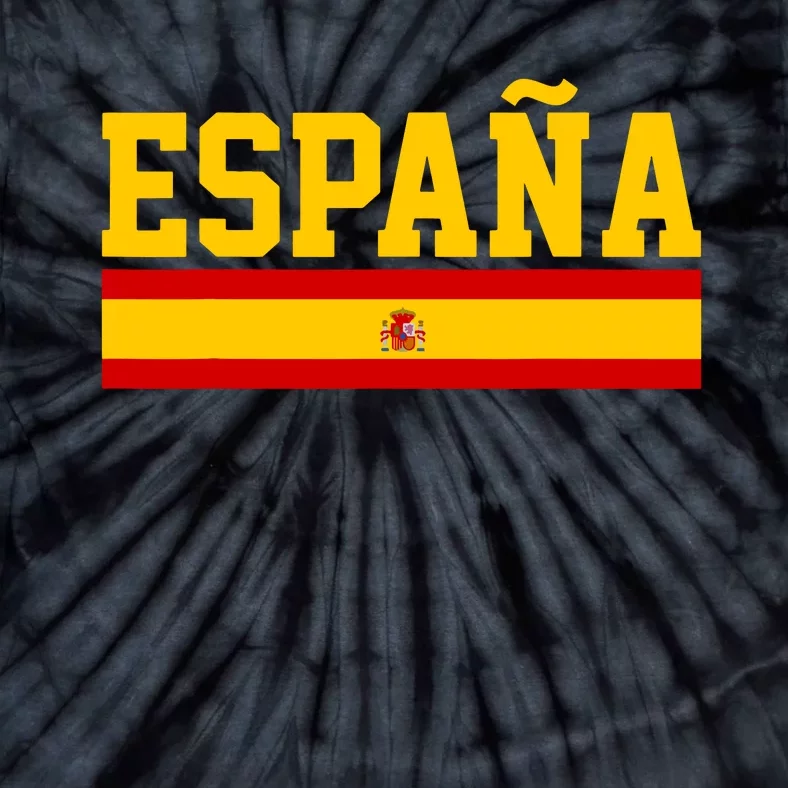 Spain Espana Spanish Flag Pride Sports Fan Soccer Gift Tie-Dye T-Shirt