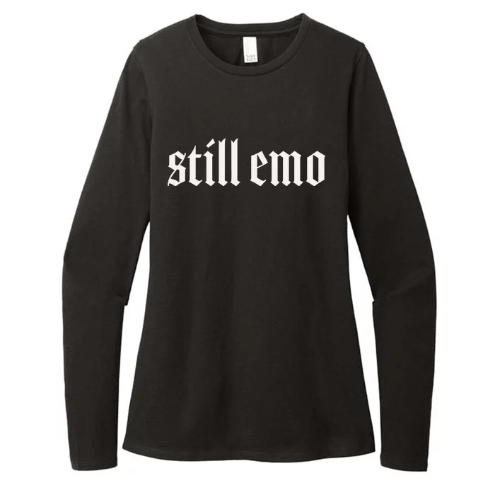 Still Emo Womens CVC Long Sleeve Shirt