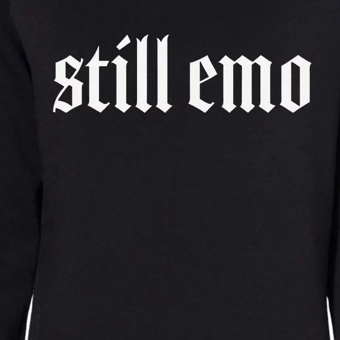 Still Emo Womens California Wash Sweatshirt