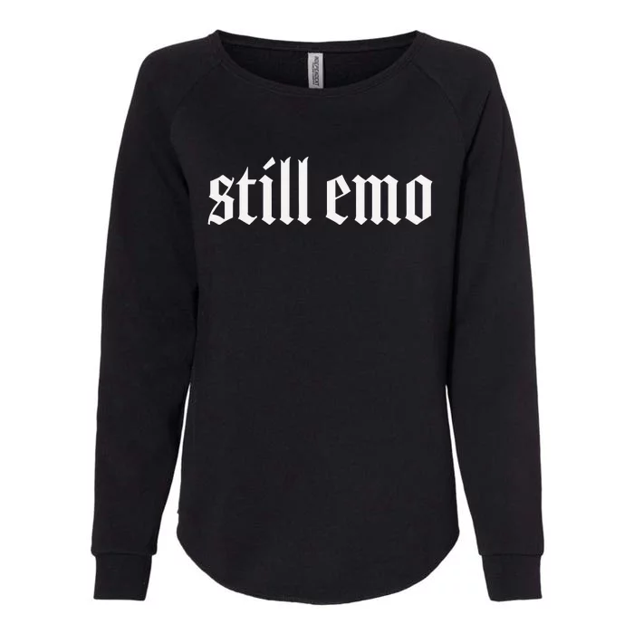 Still Emo Womens California Wash Sweatshirt