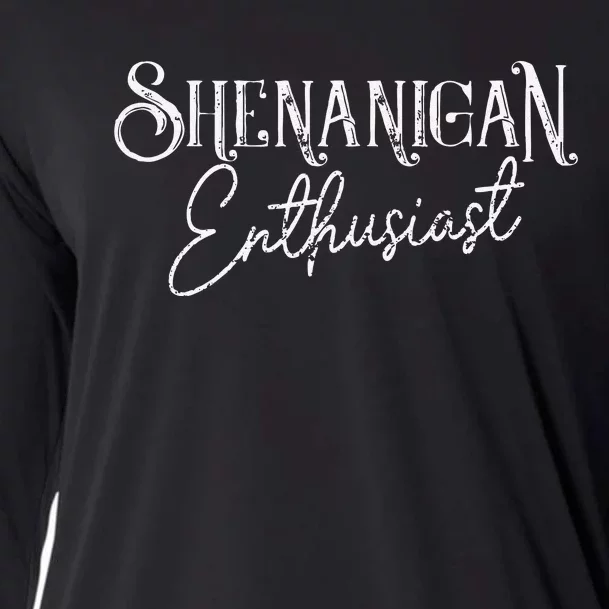 Shenanigan Enthusiast Saint Patrick's Day St. Patty's Day Cooling Performance Long Sleeve Crew