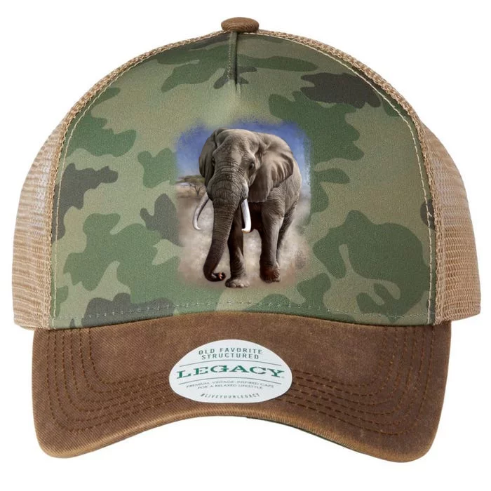 Safari Elephant Legacy Tie Dye Trucker Hat