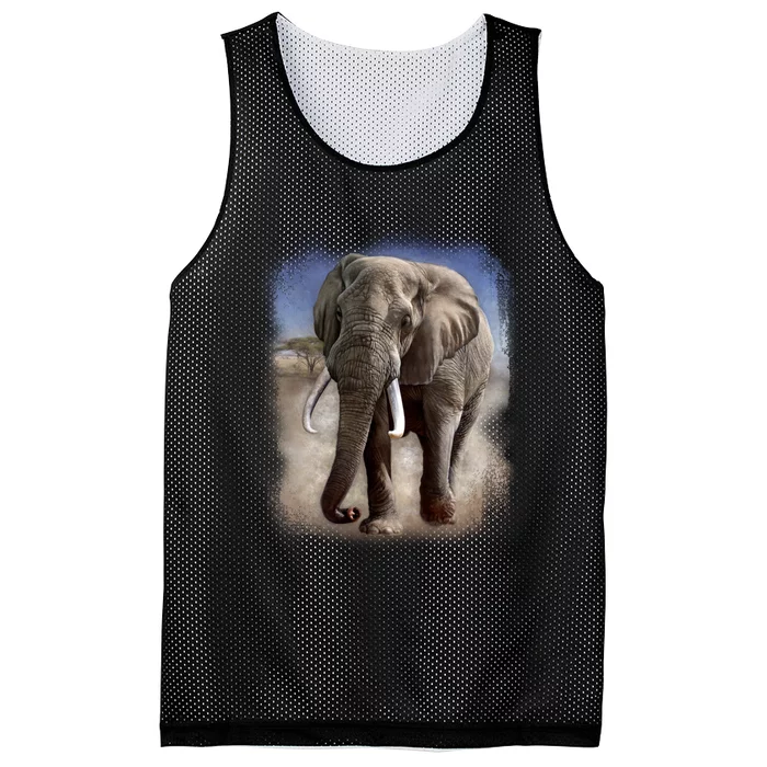 Safari Elephant Mesh Reversible Basketball Jersey Tank