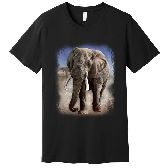 Safari Elephant Premium T-Shirt