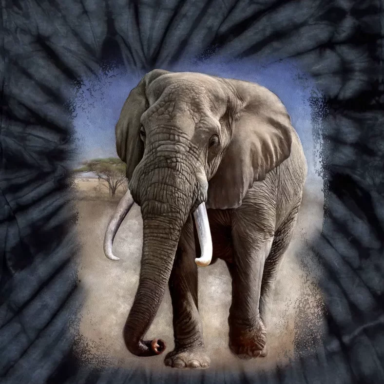 Safari Elephant Tie-Dye T-Shirt