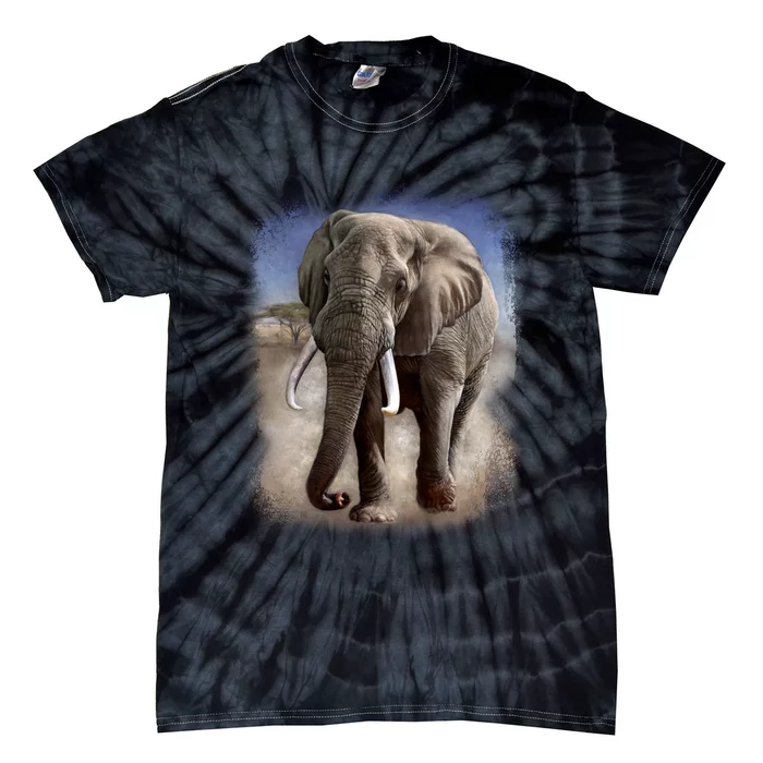 Safari Elephant Tie-Dye T-Shirt