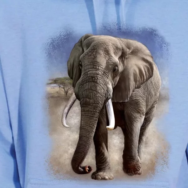 Safari Elephant Unisex Surf Hoodie