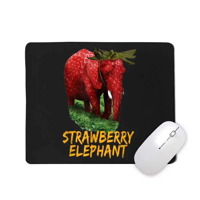 Strawberry Elephant Mousepad