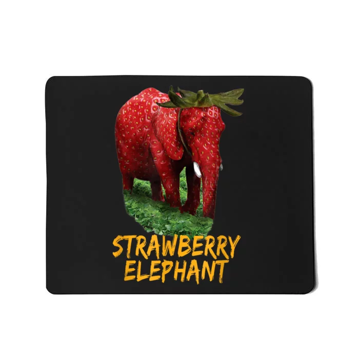 Strawberry Elephant Mousepad