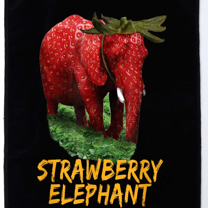 Strawberry Elephant Platinum Collection Golf Towel