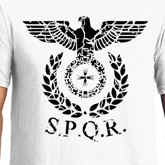 Spqr Eagle Standard Emblem Of The Roman Empire Pajama Set