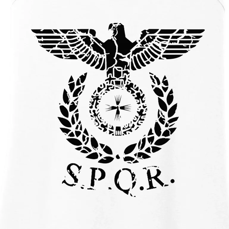 Spqr Eagle Standard Emblem Of The Roman Empire Ladies Essential Tank