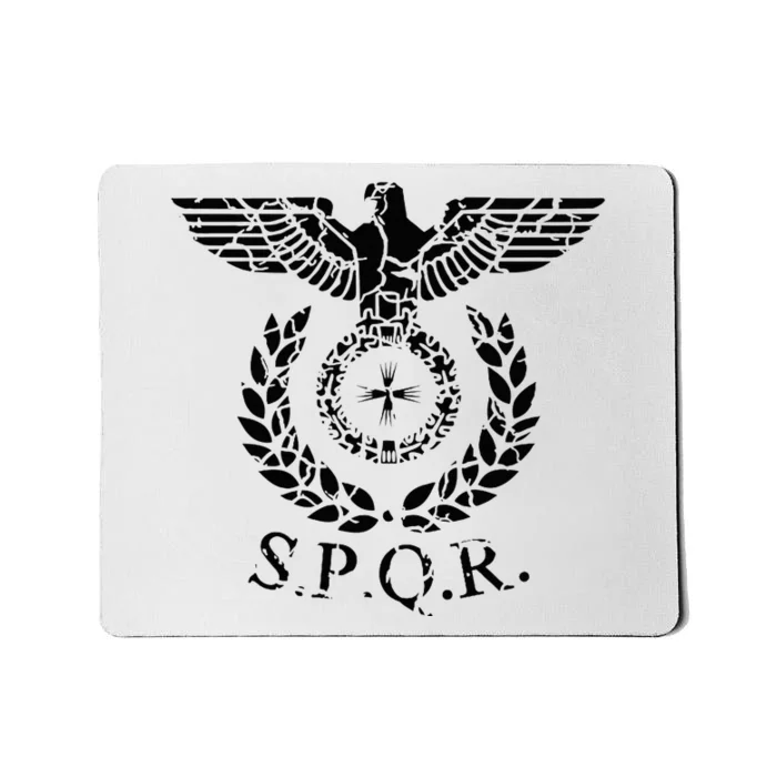 Spqr Eagle Standard Emblem Of The Roman Empire Mousepad