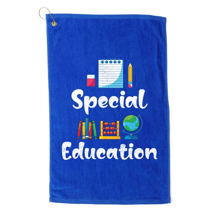 Special Education Sped Ed Sped Special Education Teacher Gift Platinum Collection Golf Towel