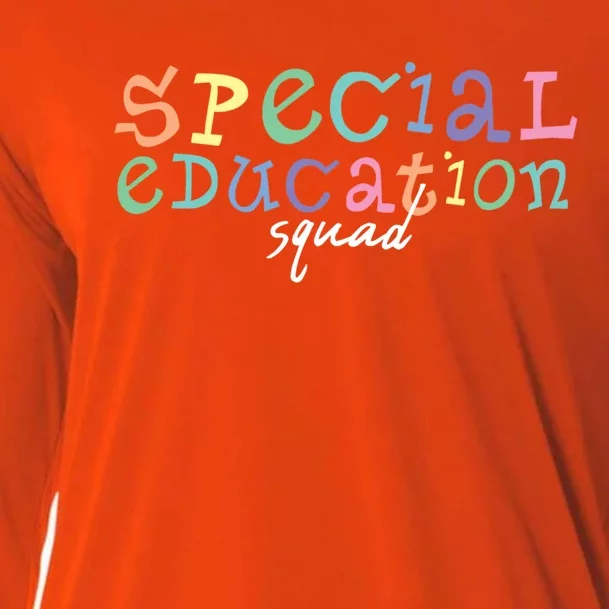 Special Education Squad Special Education Teacher Gift Cooling Performance Long Sleeve Crew