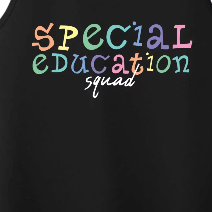 Special Education Squad Special Education Teacher Gift Performance Tank