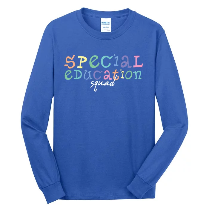 Special Education Squad Special Education Teacher Gift Tall Long Sleeve T-Shirt