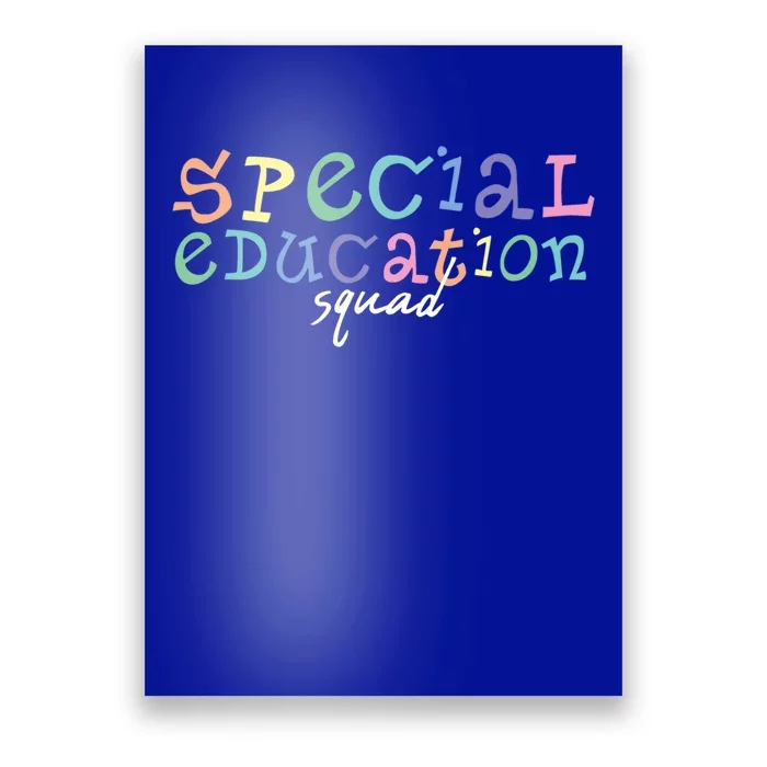 Special Education Squad Special Education Teacher Gift Poster