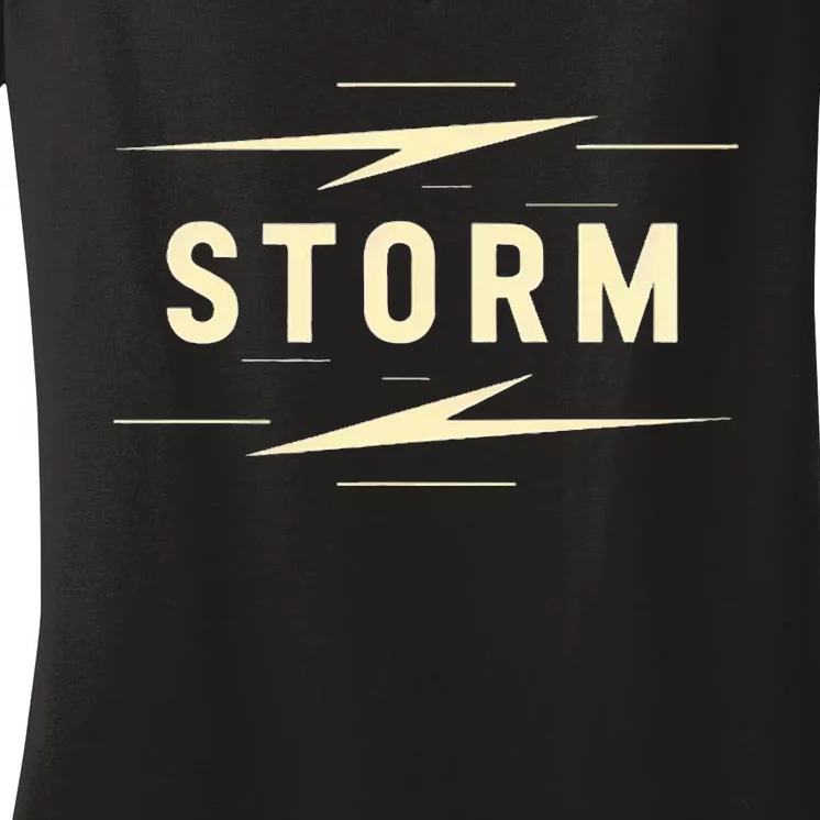 Storm Emblem Women's V-Neck T-Shirt