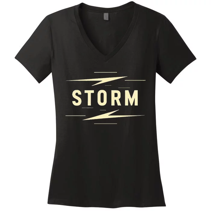 Storm Emblem Women's V-Neck T-Shirt