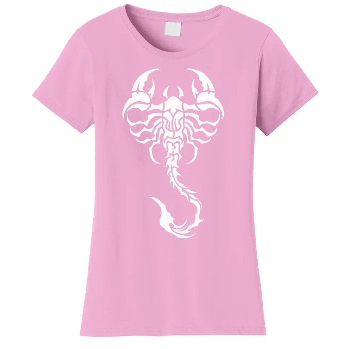 Scorpion Emblem Sleek and Striking Women's T-Shirt