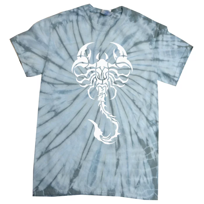 Scorpion Emblem Sleek and Striking Tie-Dye T-Shirt