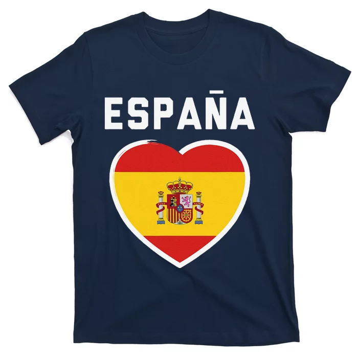 Spain & Espana Soccer & Football Flag Jersey T-Shirt