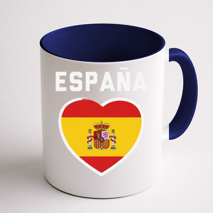 Spain & Espana Soccer & Football Flag Jersey Front & Back Coffee Mug