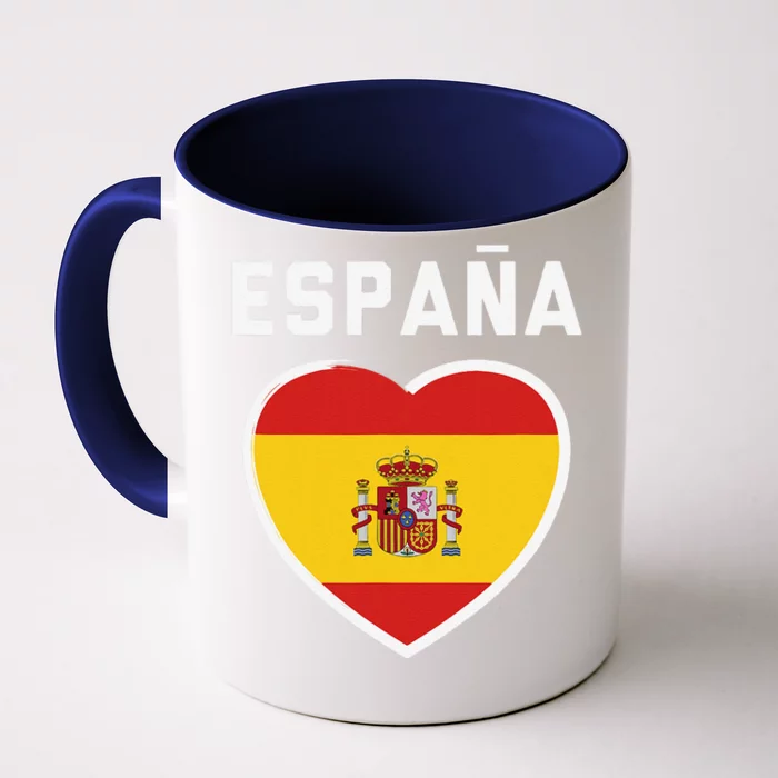 Spain & Espana Soccer & Football Flag Jersey Front & Back Coffee Mug