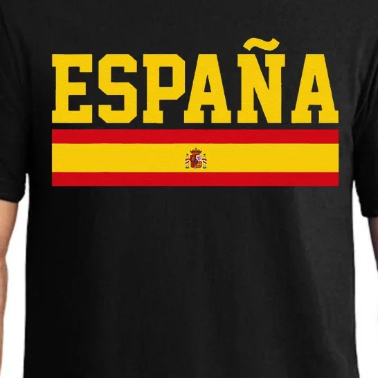 Spain Espana Spanish Flag Pride Sports Fan Soccer Gift Pajama Set