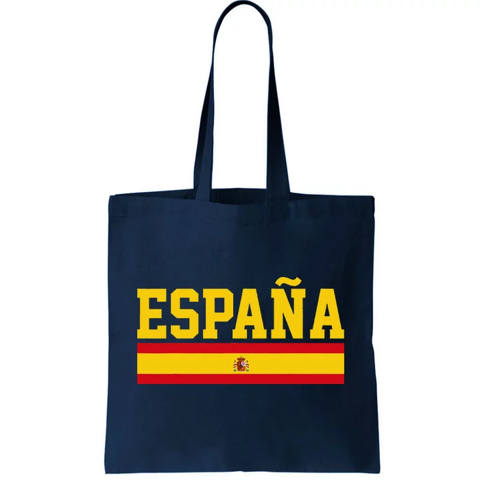 Spain Espana Spanish Flag Pride Sports Fan Soccer Gift Tote Bag