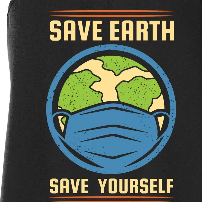 Save Earth Save Yourself Women's Racerback Tank