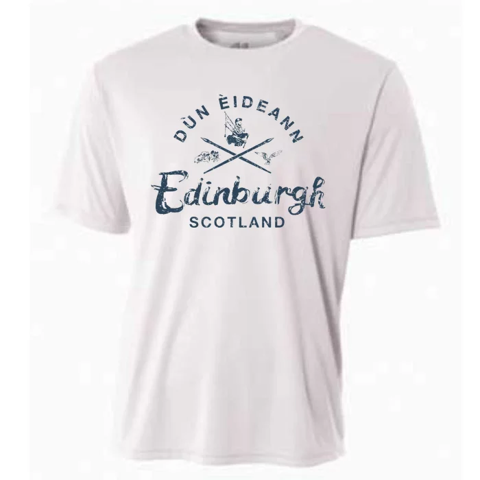 Scotland Edinburgh Scottish Vintage Cooling Performance Crew T-Shirt