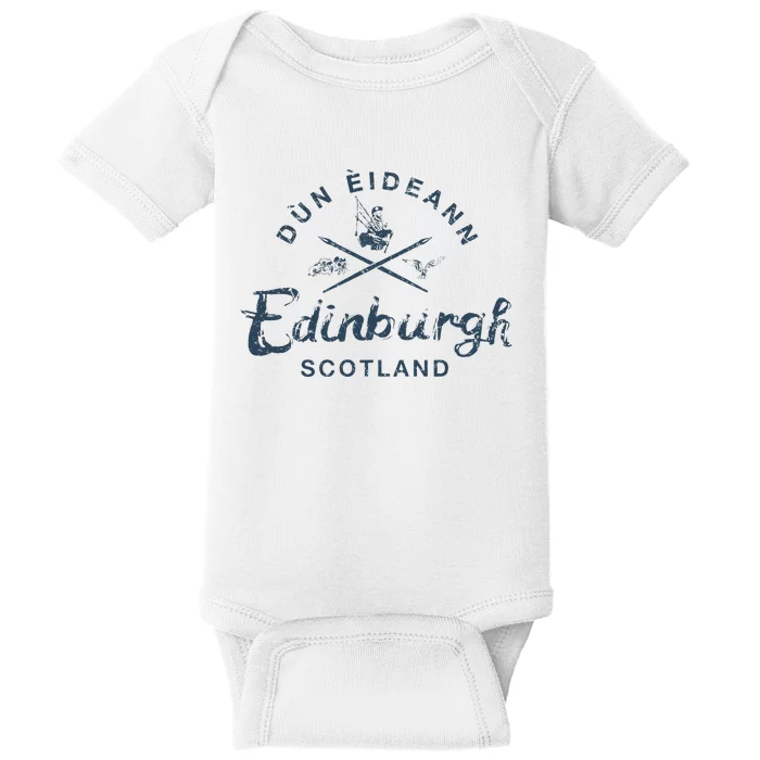 Scotland Edinburgh Scottish Vintage Baby Bodysuit