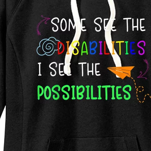 Special Education SPED Teacher Women's Fleece Hoodie