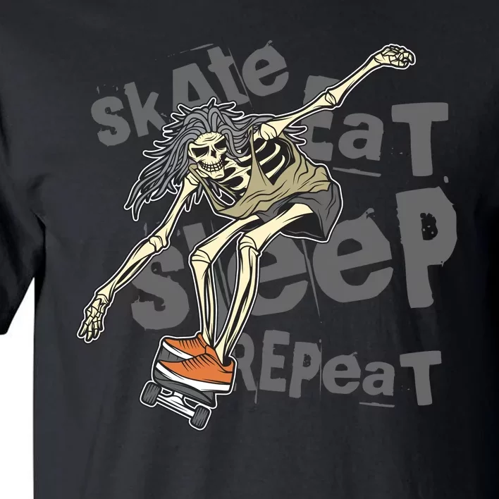 Skate Eat Sleep Repeat Tall T-Shirt