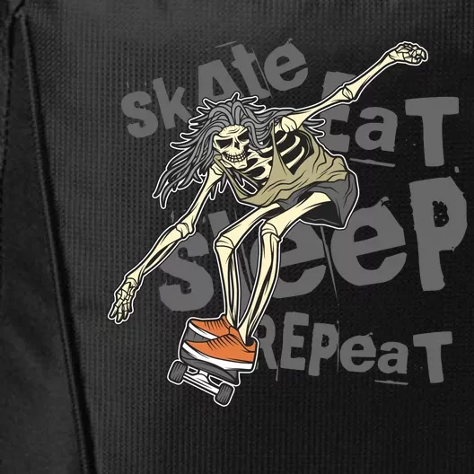 Skate Eat Sleep Repeat City Backpack