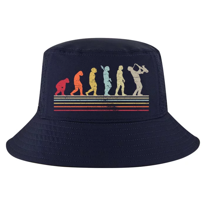 Saxophonist Evolution Saxophone Player Jazz Music Gift Cool Comfort Performance Bucket Hat